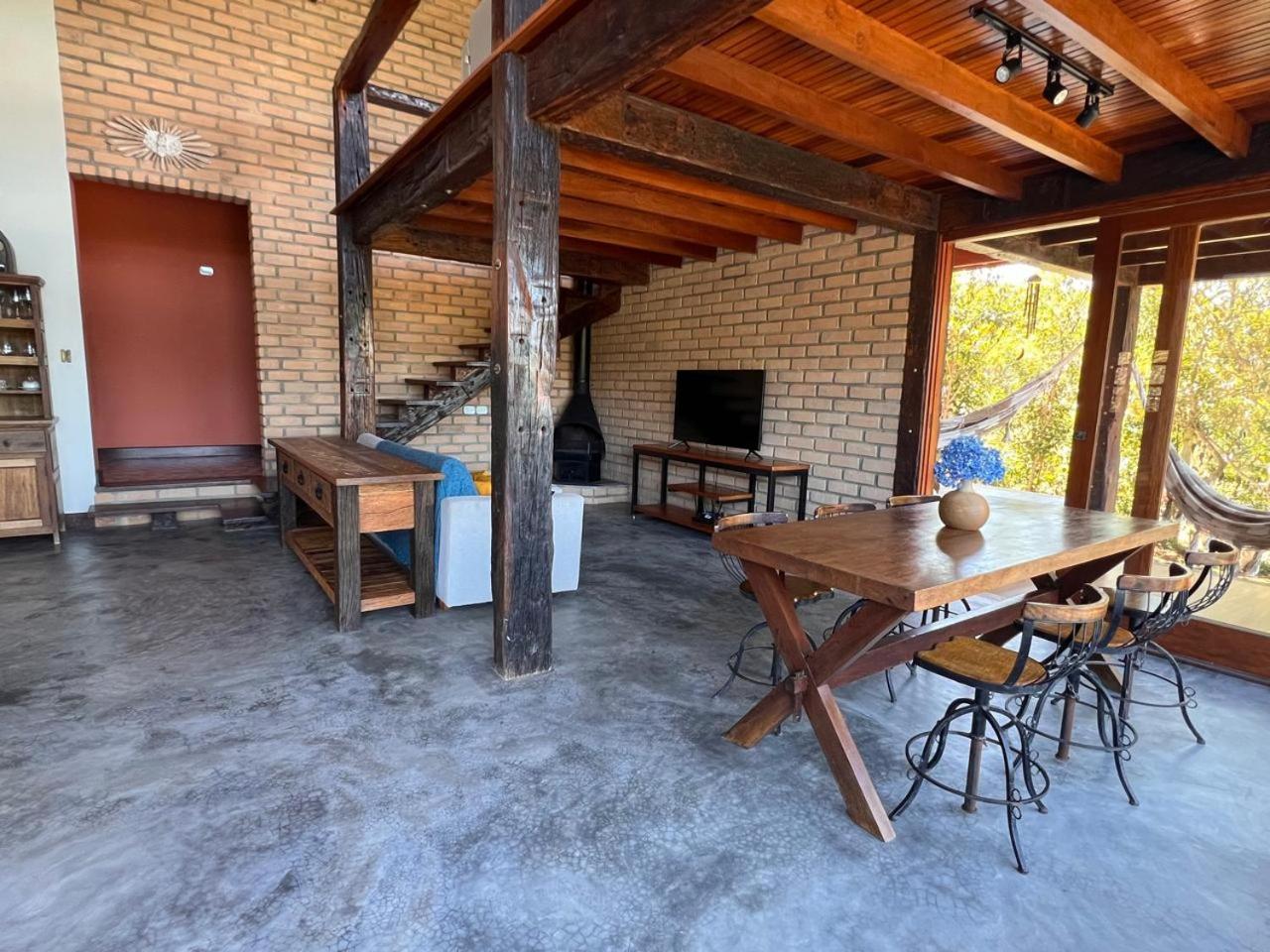 帕尔梅拉斯Casa Mirante Do Capao别墅 外观 照片